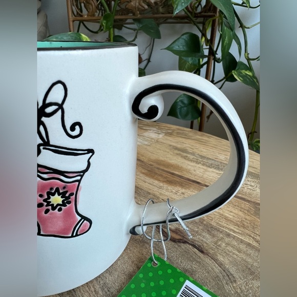 Christmas Stocking Holiday Joy Large Mug - Picture 5 of 5